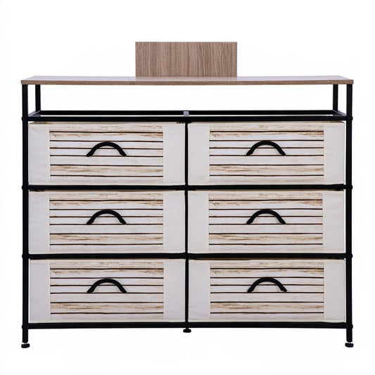 Ladekast met acht lades, kleur grijs